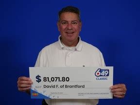 Brantford man wins $81K in Lotto 6/49 draw | Brantford Expositor