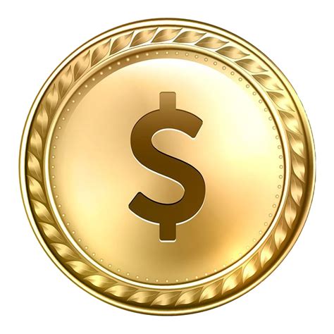 Gold Dollar Coin PNG | PNG All