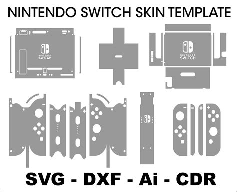 Nintendo Switch OLED Skin Vector Cricut And Cut File Template | ubicaciondepersonas.cdmx.gob.mx