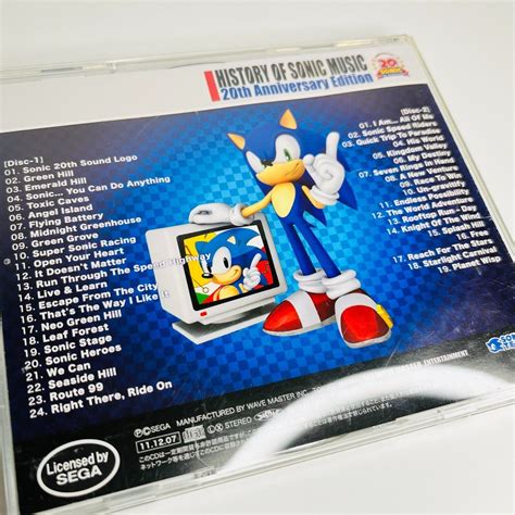 Sonic the Hedgehog soundtrack "History of Sonic Music" 20th Anniversary ...