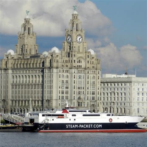 Isle of Man to Liverpool ferry's summer timetable begins - BBC News