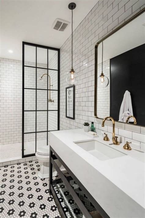 White Subway Tile Bathroom Design Ideas - bmp-central