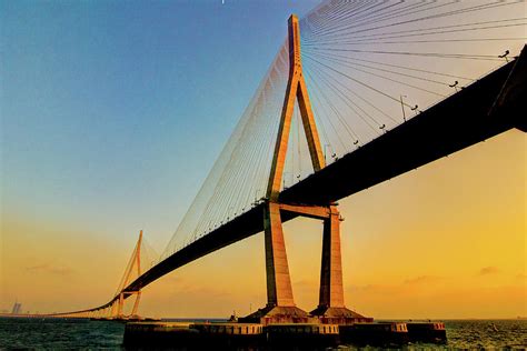 Incheon Bridge With First 2012 Sunset by Tokism