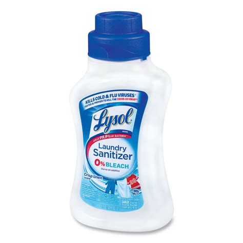 LYSOL® Brand Laundry Sanitizer, Liquid, Crisp Linen, 41 oz, 6/Carton ...