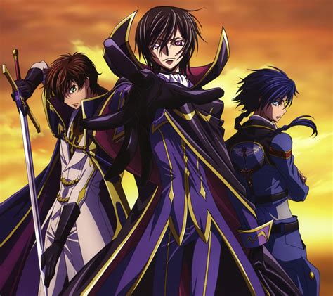 Code Geass Lelouch Lamperouge Suzaku Kururugi Akito Hyuga.Android wallpaper 2160×1920 – Kawaii ...