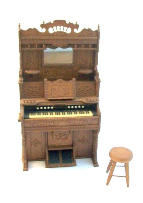 RESERVED for Sylvie Vintage Piano Miniature by MustardDandelion