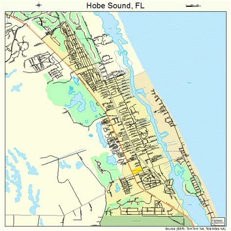 Hobe Sound Florida Street Map 1230975