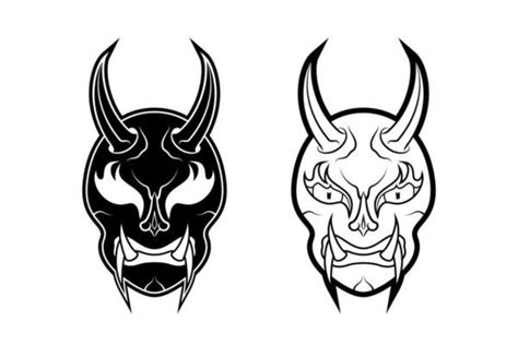 Demon Mask Vector Art, Icons, and Graphics for Free Download