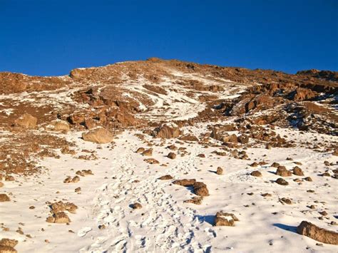 Mount Kilimanjaro In Snow Picture. Image: 18262712