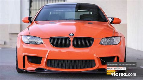 AutoTecknic Carbon Fiber Front Bumper Canards BMW E90 E92 M3 ...