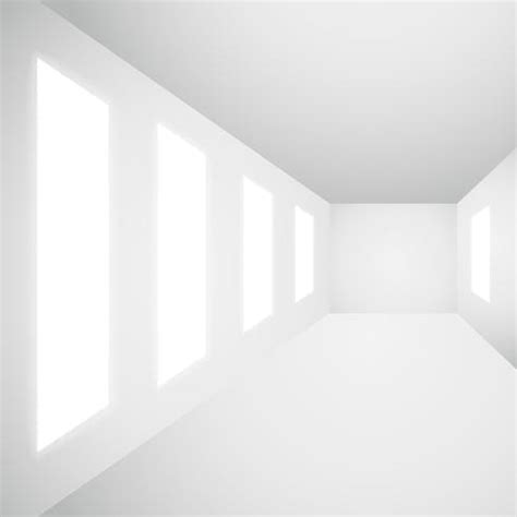 interior gallery windows empty room eps vector | UIDownload