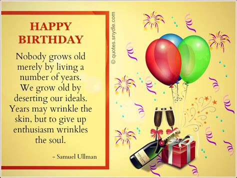 Inspirational Birthday Quotes - Quotes and Sayings