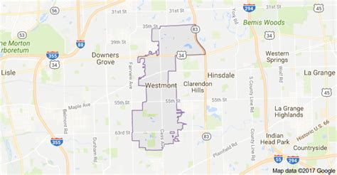 Westmont Il Map