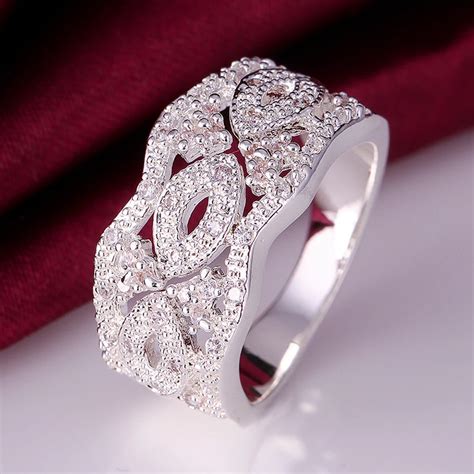 sterling silver jewelry 925 sterling silver rings fashion jewelry cheap silver rings R311-in ...