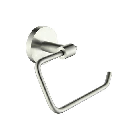 Brushed Nickel Toilet Paper Holder in 2021 | Toilet paper holder, Towel bar, Metal floor