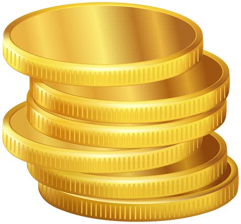 Golden Coins PNG Clipart