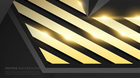 Black gold geometric background 1943798 Vector Art at Vecteezy