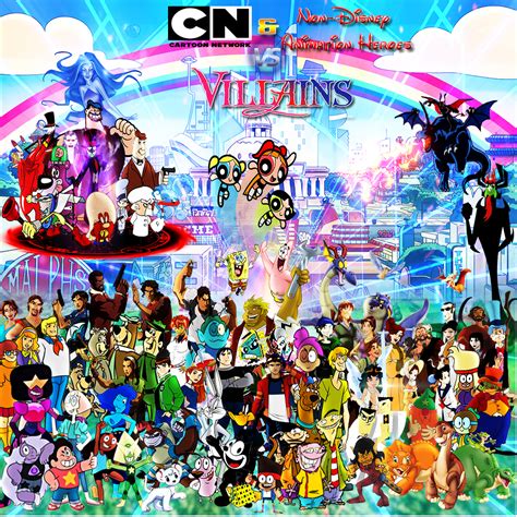 Cartoon Network and Non Disney Animation Heroes vs Villains War ...