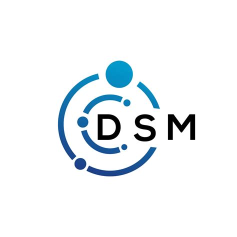 DSM letter logo design on white background. DSM creative initials ...