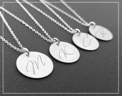 Personalized Initial Necklace - Sterling Silver | Sincerely Silver