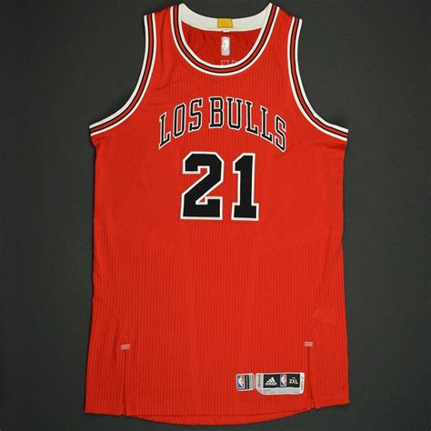 Jimmy Butler - Chicago Bulls - Game-Worn "NOCHES ENEBEA" 1st Half Only ...