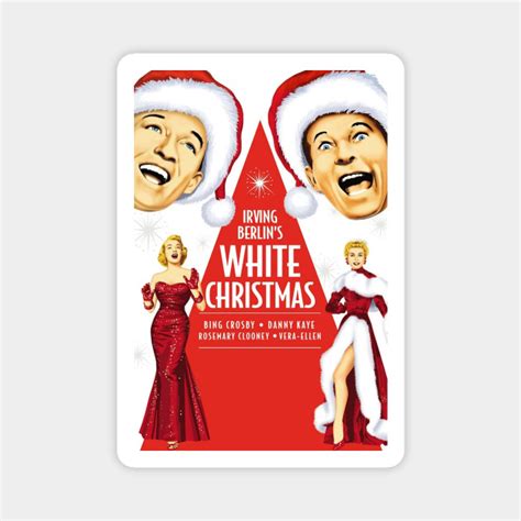 White Christmas Movie Poster - White Christmas - Magnet | TeePublic