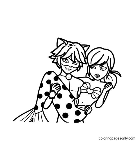 Ladybug As Mermaid Coloring Pages Ladybug And Cat Noir Coloring Pages | The Best Porn Website