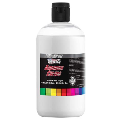 16 oz Airbrush Thinner & Extender Base, Reducing Acrylic Airbrush Paint ...