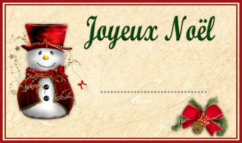 Carte Joyeux Noel À Imprimer - Arouisse.com