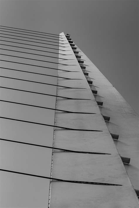 Architectural Elegance: Detail of Puente de la Mujer | Photo Art Print