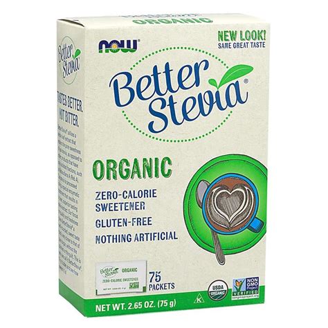 Now Better Stevia with Inulin: Organic, 75 Packets - Your Health Food Store and So Much More ...