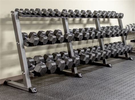 MDUSA Three Tier Expandable Hex Dumbbell Rack | Dumbbell rack, Gym room at home, Diy home gym