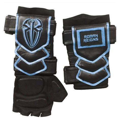 RAW American Wrestling Bracers Roman Reigns Used of a Game Gold Gloves Fighting, Combat ...