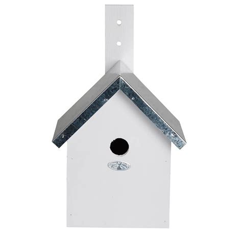 Blue Tit Nesting Box - White - Esschert Design USA