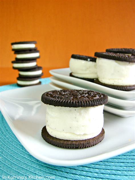 Oreo Ice Cream Sandwiches