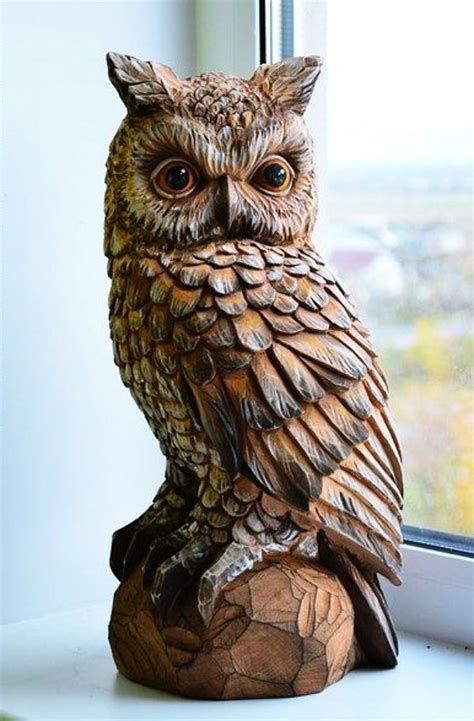 45 Realistic Handmade Wooden Animal Sculptures - HERCOTTAGE | Animal sculptures, Wood sculpture ...