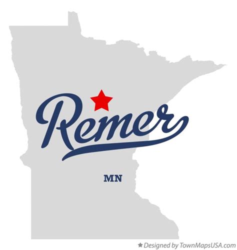 Map of Remer, MN, Minnesota