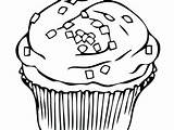 Muffin Coloring Page At GetColoringscom  Free printable Colorings sketch template