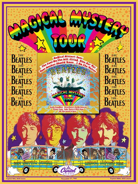 Beatles Magical Mystery Tour Poster john Lennon Paul | Etsy