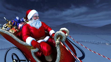 Santa Claus Screensaver 4K UHD | Santa claus, Santa claus is coming to ...