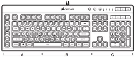 CORSAIR K55 RGB Gaming Keyboard Manual - ItsManual