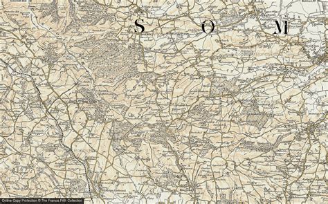 Historic Ordnance Survey Map of Quantock Hills, 1898-1900