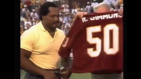 Ron Simmons’s #50 Jersey Retired at Florida State (1988) - YouTube