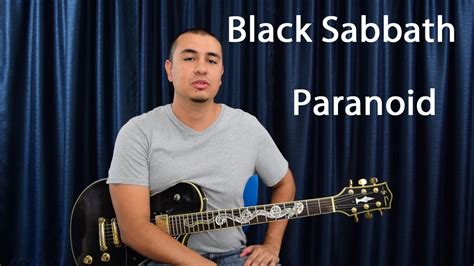 Black Sabbath-Paranoid-How to-Guitar lesson - YouTube