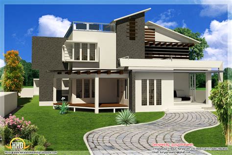 New contemporary mix modern home designs - Kerala home design and floor ...