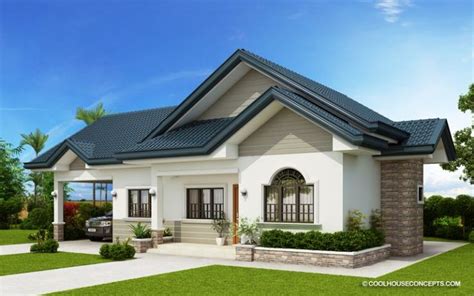 Three Bedroom House Plan: The Blue House