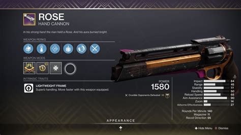 How to get the Destiny 2 Rose Hand Cannon in the Crucible | GamesRadar+