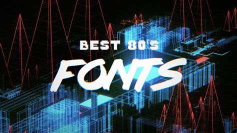 The Best Free 80's Fonts That You Need To See [2020 Update]