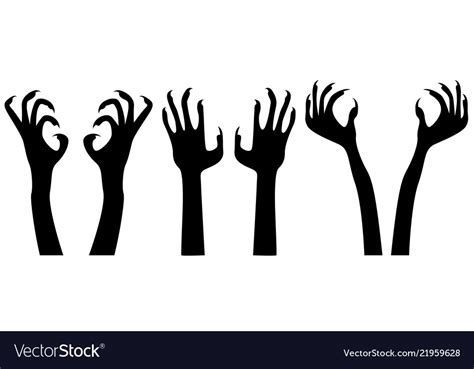 Ghost hands Royalty Free Vector Image - VectorStock