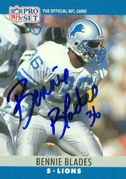 Bennie Blades autographed Football Card (Detroit Lions) 1990 Pro Set #97